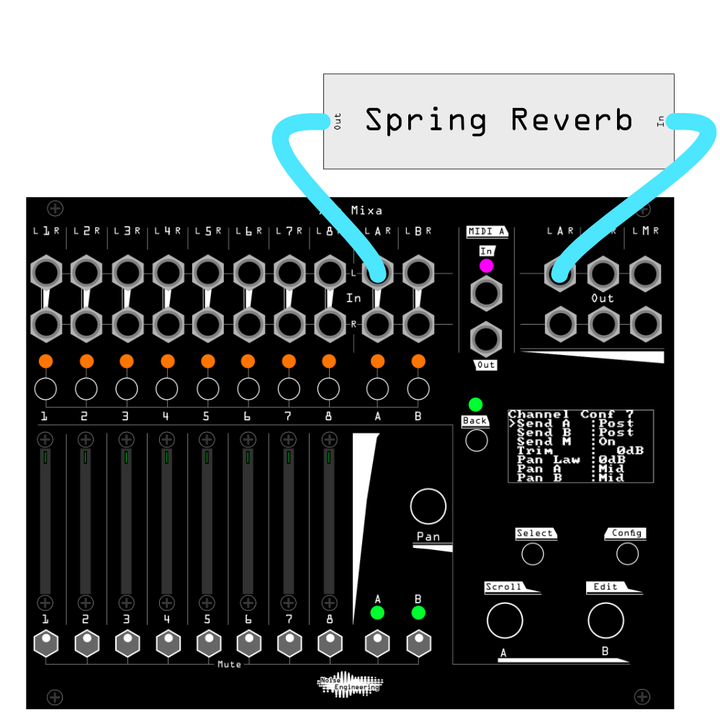 Quick patch: Mono effects sends with Xer Mixa