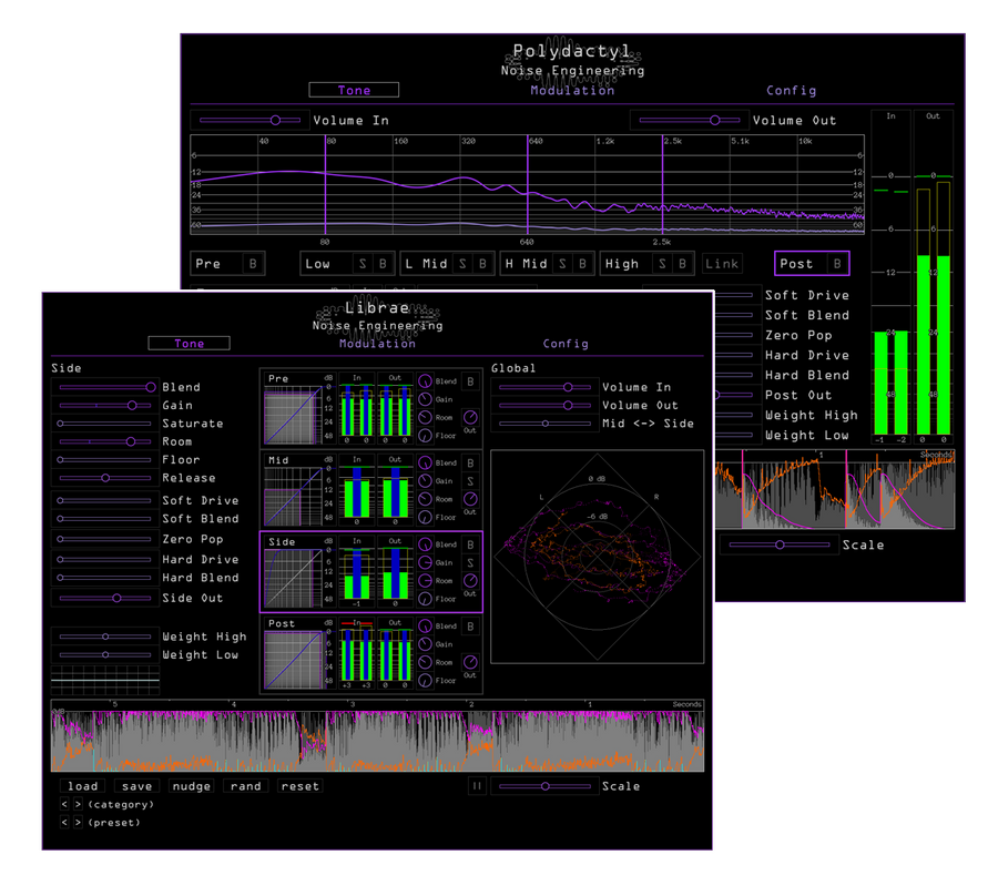 Polydactyl and Librae, the creative mastering plugins by Noise Engineering