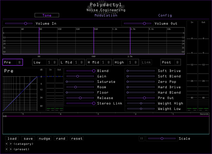 Load image into Gallery viewer, Noise Engineering Polydactyl multiband dynamics plugin Tone page
