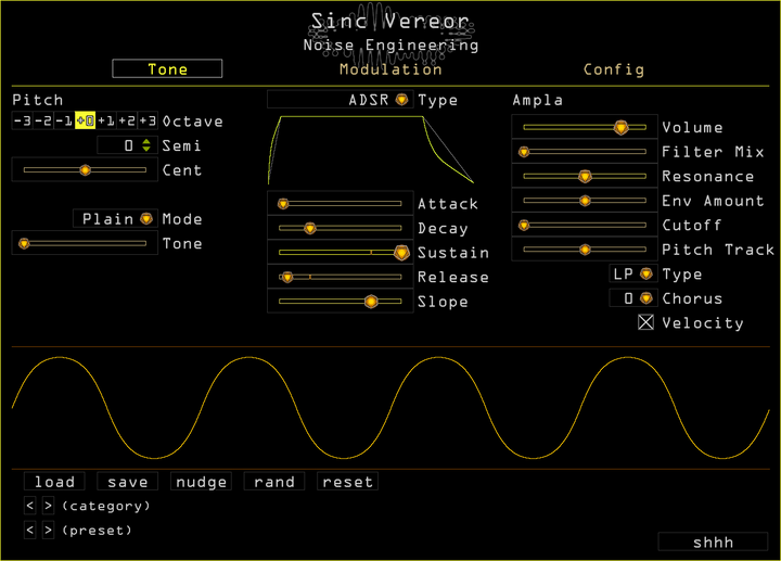 Load image into Gallery viewer, Noise Engineering Sinc Vereor synth plugin
