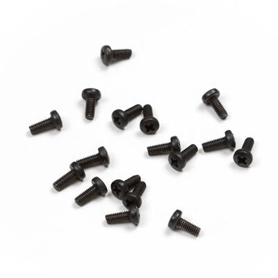 Load image into Gallery viewer, Black oxide steel screws for all your modular needs. Here is a smattering screws, showing them from all angles. They are black and are Phillips head. | Noise Engineering
