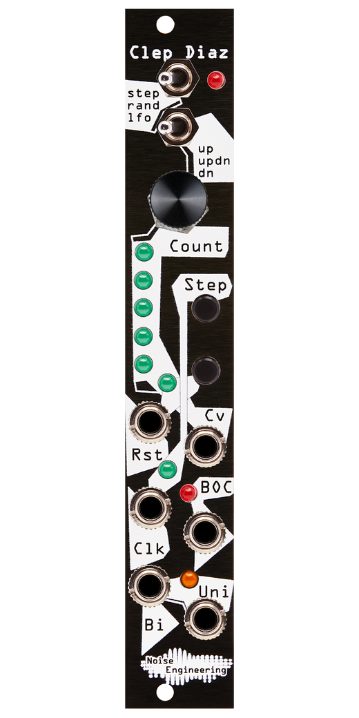 Multimode CV generator & LFO Eurorack module in black | Clep Diaz by Noise Engineering