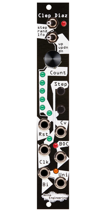 Multimode CV generator & LFO Eurorack module in black | Clep Diaz by Noise Engineering