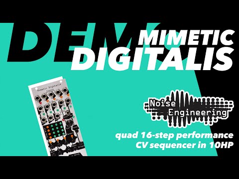 Load and play video in Gallery viewer, A demo of the features and functionality of the Mimetic Digitalis by Noise Engineering
