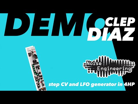 Load and play video in Gallery viewer, In this demo, Patrick OBrien obrienmedia walks us through the Clep Diaz by Noise Engineering multimode step CV generator and some of the great stuff you can do with it in your modular synth case.
