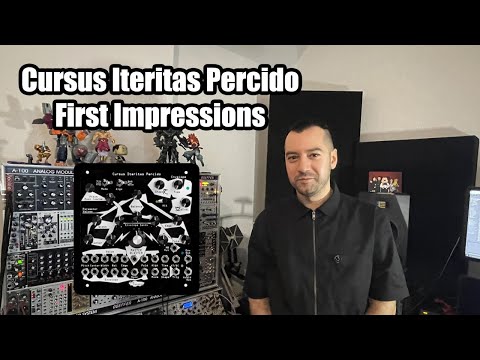 Load and play video in Gallery viewer, Testing out this insane Cursus Iteritas Percido oscillator from Noise Engineering
