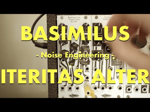 Load and play video in Gallery viewer, A brief overview and audio demo of the Basimilus Iteritas Alter eurorack module from Noise Engineering.

