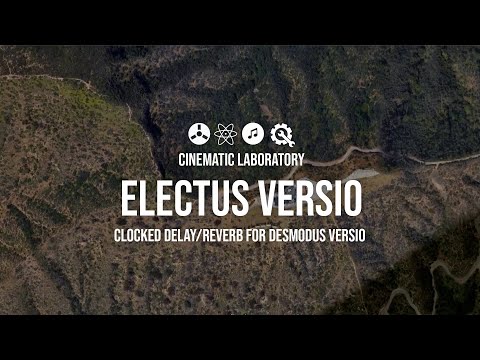 Load and play video in Gallery viewer, Electus Versio is an alternative firmware for the Desmodus Versio full of granted community wishes. Same controls, big reverb, but with tight clock synced delay, a bit more grit and a crazy shimmer. Free to download for all Desmodus &amp; Imitor Versio owners.
