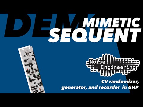 Load and play video in Gallery viewer, Official video manual for the Mimetic Sequent.
