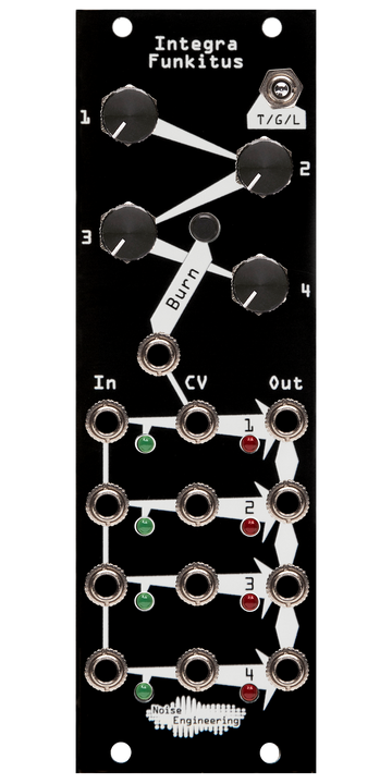 Load image into Gallery viewer, Dynamic rhythm modifying Eurorack module in black | Integra Funkitus by Noise Engineering
