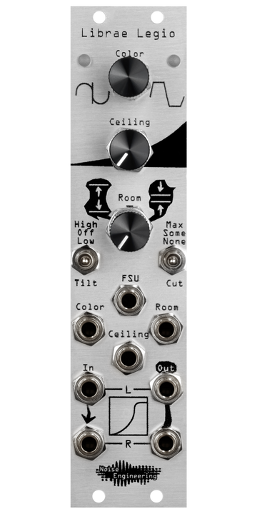 Load image into Gallery viewer, The dynamics processor of your dreams: stereo-in, stereo-out on a DSP/oscillator platform for Eurorack in silver. | Librae Legio and the World of Legio by Noise Engineering
