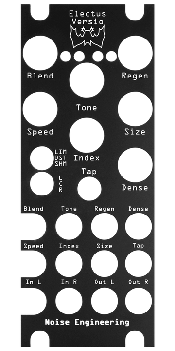 Load image into Gallery viewer, Electus Versio panel overlay in black | Noise Engineering
