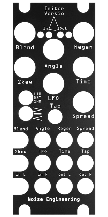 Load image into Gallery viewer, Imitor Versio panel overlay in black | Noise Engineering
