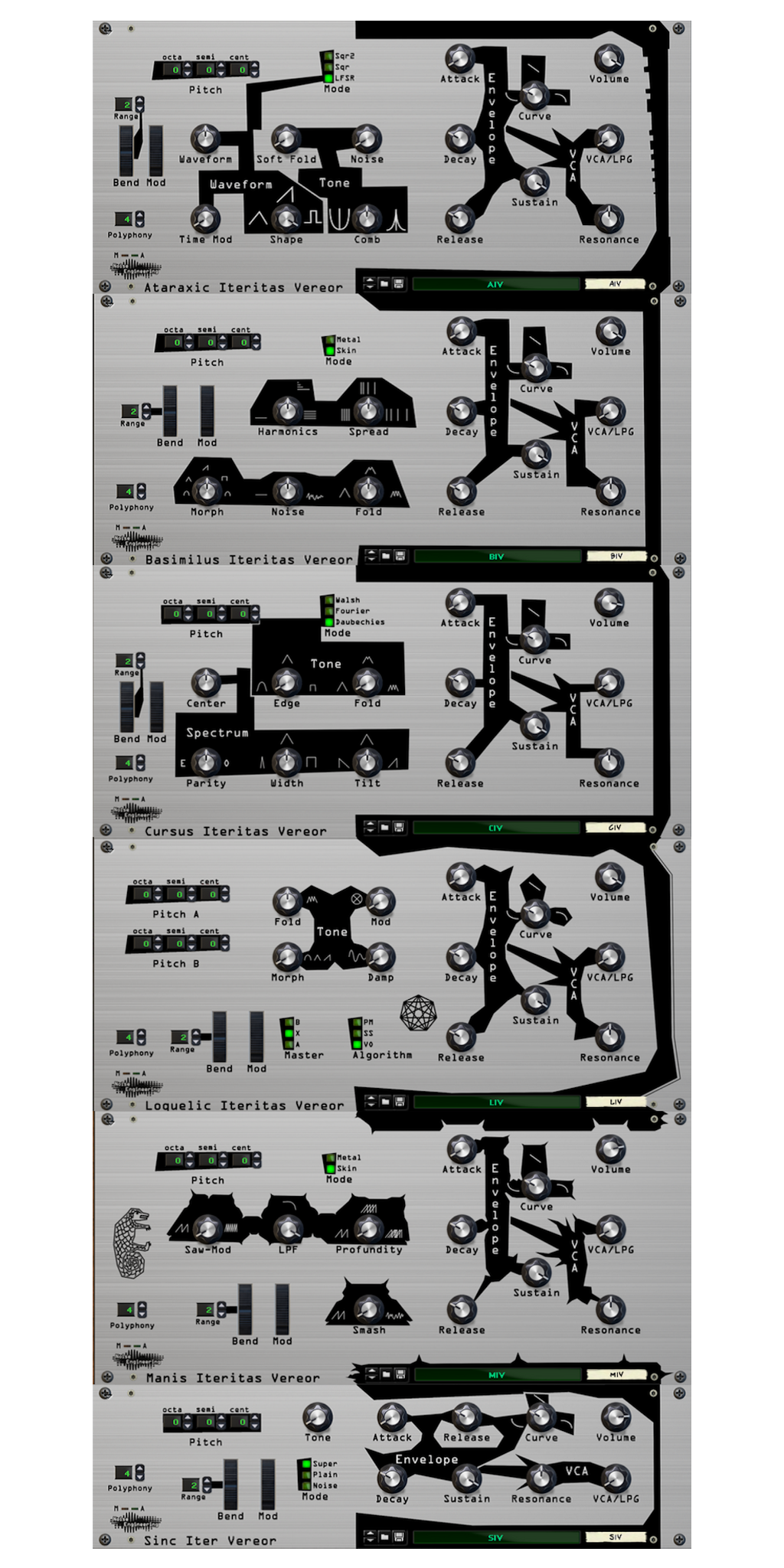 Synth Bundle 2 for Reason Rack Extensions. Individual REs still available at the Reason Shop. | Noise Engineering