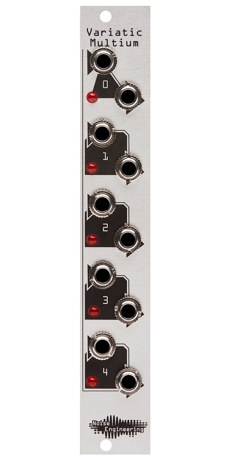 Variatic Multium flexible expander for Variatic Sequent with 10 jacks and 5 LEDs